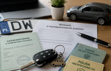 Wyrejestrowanie OC dokumenty